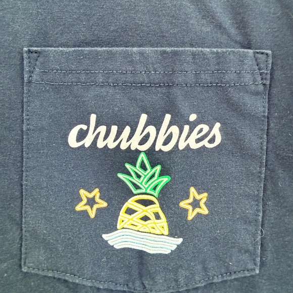 chubbies The Taco Bout It Men's Tee Shirt Blue - Picture 3 of 5